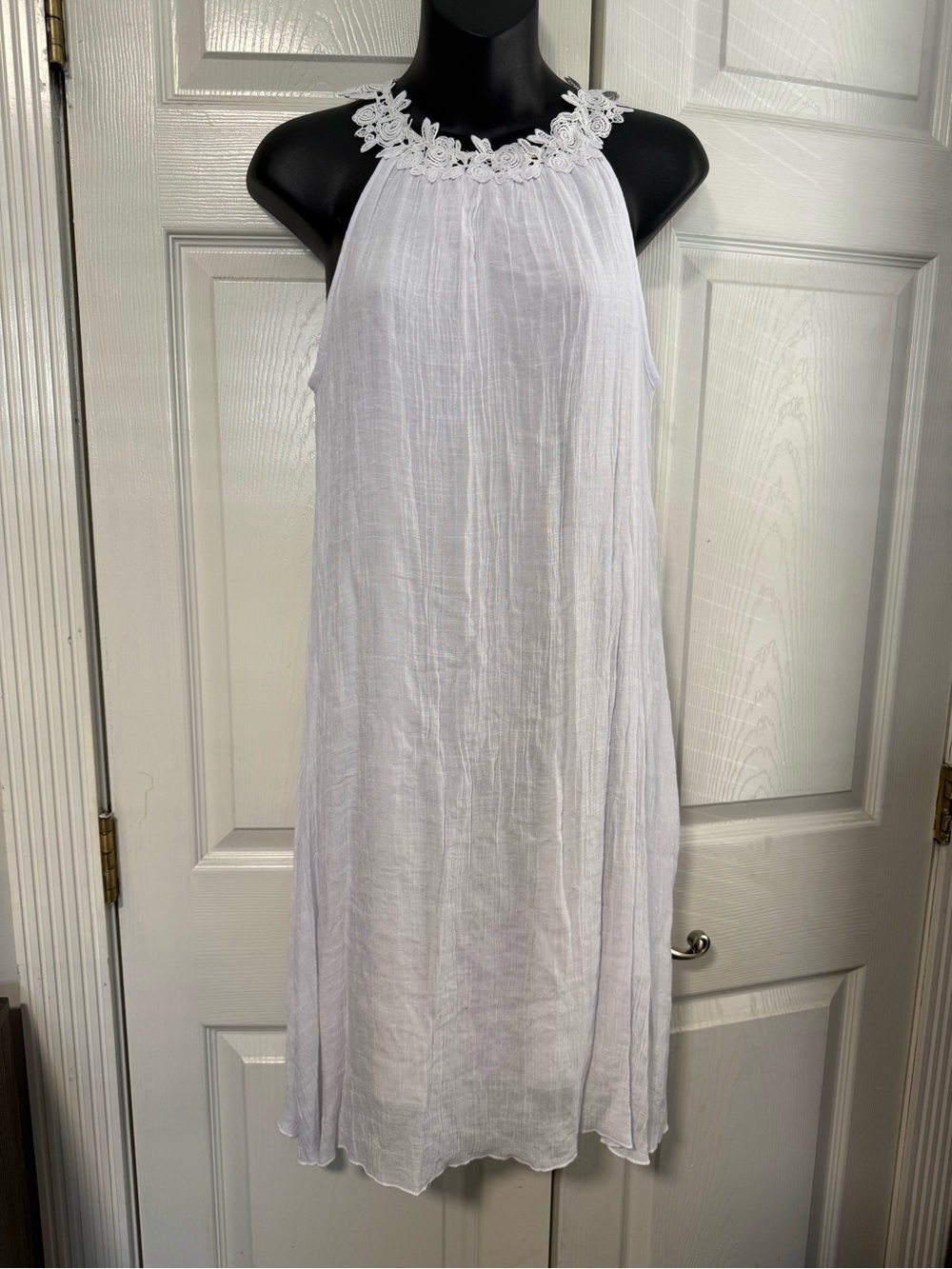 MLLE Gabrielle White Halte Swing Dress Medium